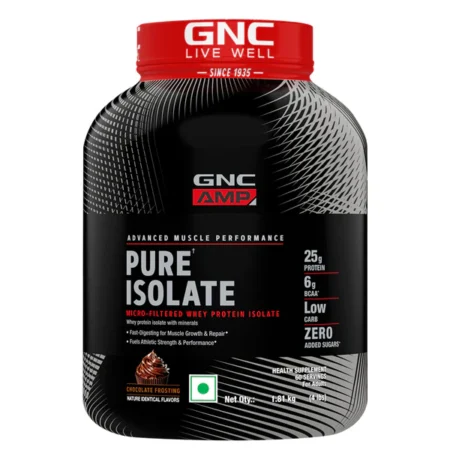GNC AMP Pure Isolate (Low/Zero Carb) 1.81Kg janta supplements
