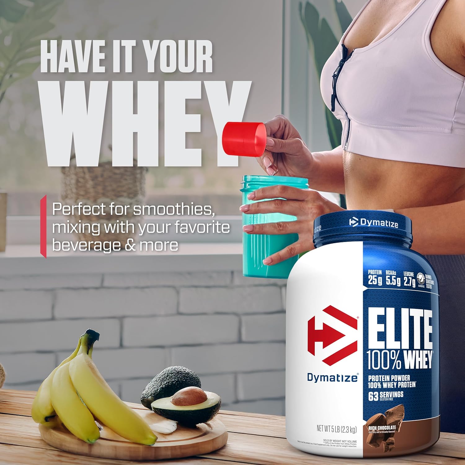 81yyAcWCb5L._SL1500_ Dymatize Elite 100% Whey Protein, 5 lbs