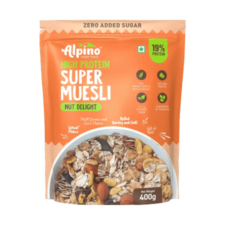 Alpino Zero Added Sugar Super Muesli 400gm